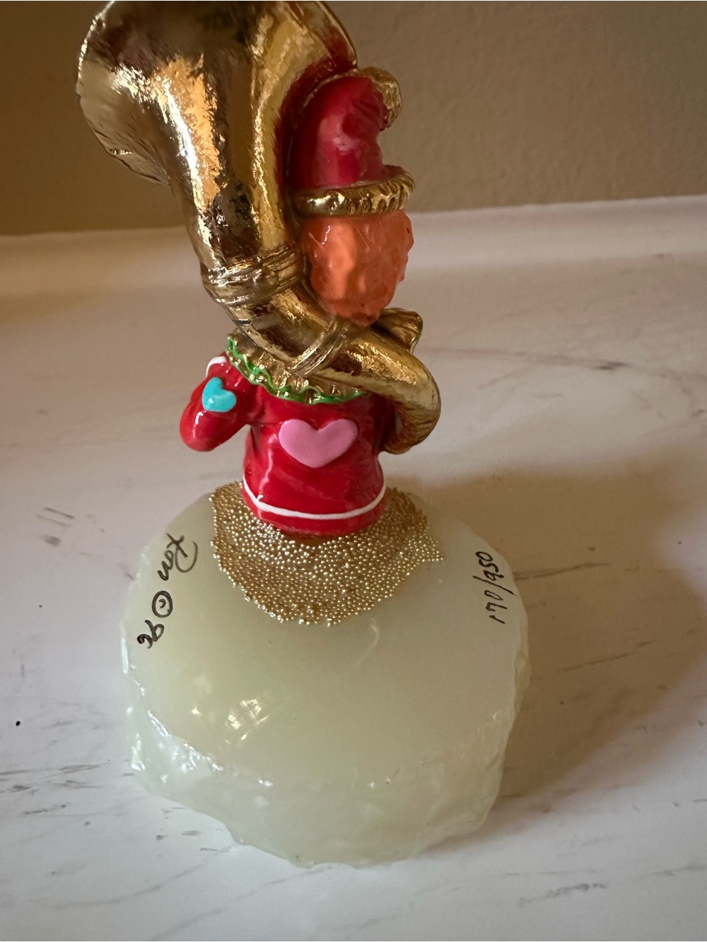 Ron Lee Hand-Painted Clown Figurine playing a Tuba vintage collectable - Picture 3 of 5